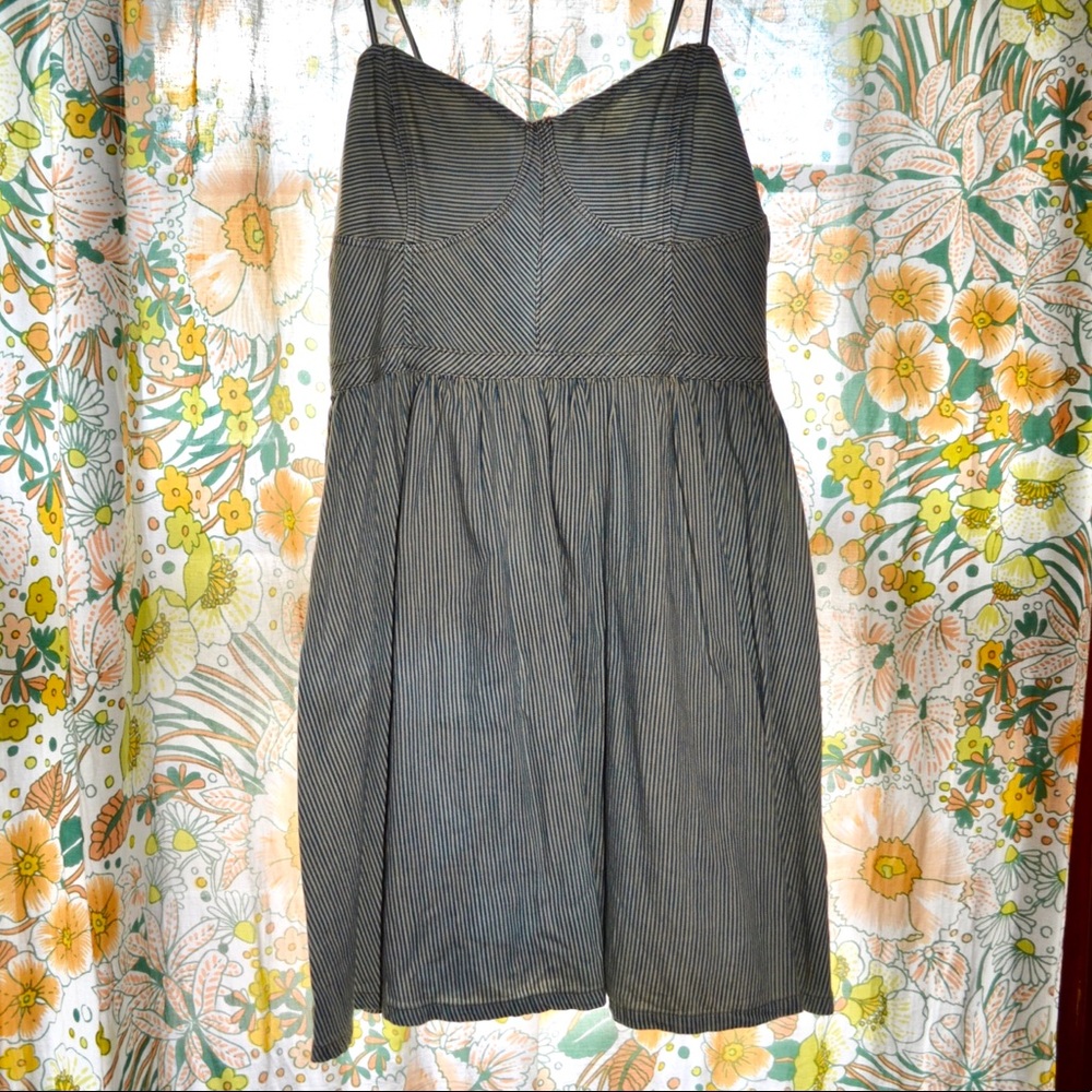 NWT Free people denim dress size L